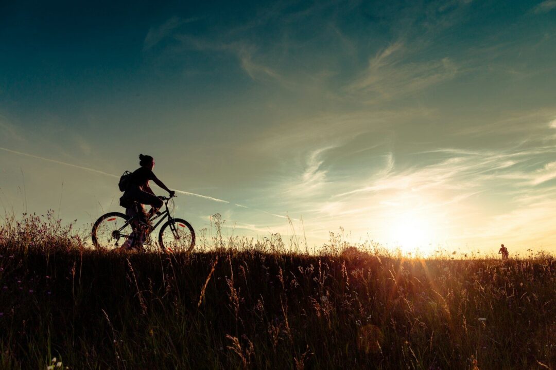 Depuis la maison sortie vélo